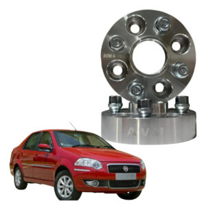Espaçador de Rodas AVM 31,75 mm para Fiat Siena 1997 a 2022 | Par