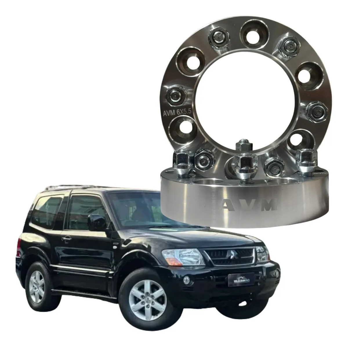Espaçador de Rodas AVM 38,1 mm para Mitsubishi Pajero Full 1991 a 1999 | Par