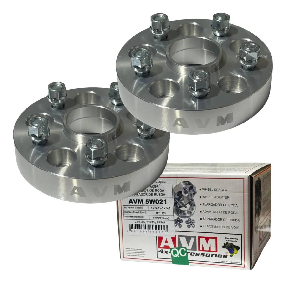 Espaçador de Rodas AVM 31,75 mm para Suzuki Grand Vitara 2006 a 2021 | Par - Imagem 2