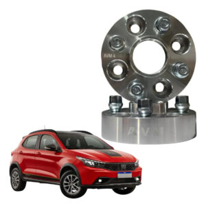 Espaçador de Rodas AVM 31,75 mm para Fiat Argo 2017 a 2026 | Par
