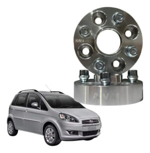 Espaçador de Rodas AVM 31,75 mm para Fiat Idea 2005 a 2016 | Par