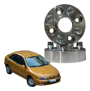 Espaçador de Rodas AVM 31,75 mm para Fiat Brava 1999 a 2003 | Par