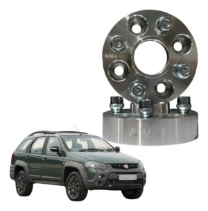 Espaçador de Rodas AVM 31,75 mm para Fiat Palio Weekend 1997 a 2020 | Par