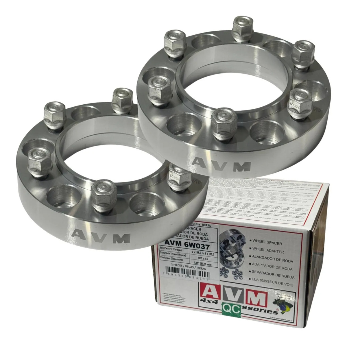 Espaçador de Rodas AVM 31,75 mm para Toyota Tundra 2000 a 2006 | Par - Imagem 2