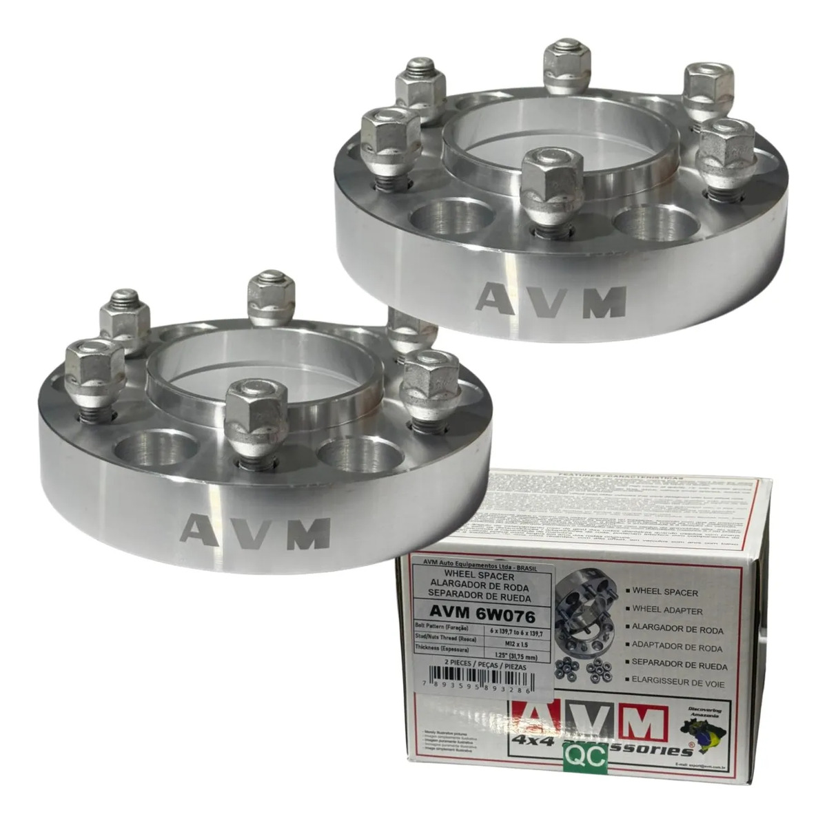 Espaçador de Rodas AVM 31,75 mm para Troller 2014 a 2021 | Par - Imagem 2