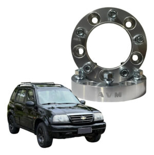 Espaçador de Rodas AVM 31,75 mm para Chevrolet Tracker 1989 a 2011 | Par